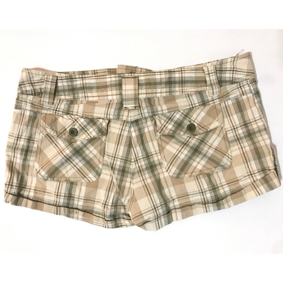 PIPER & BLUE | Cargo Shorts, Plaid - 11 - Picture 2 of 7